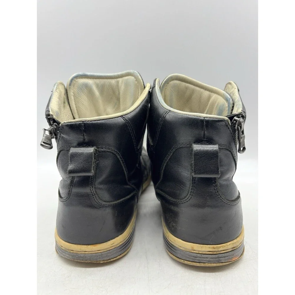 John Varvatos x Converse Weapon Leather Mid Top Shoes SIZE 11 MENS